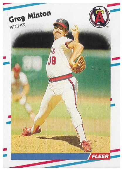 Minton, Greg / 1988 California Angels / Fleer #499