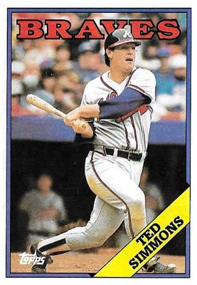 Simmons, Ted / 1988 Atlanta Braves / Topps #791