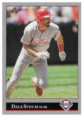 Sveum, Dale / 1992 Philadelphia Phillies / Leaf #473