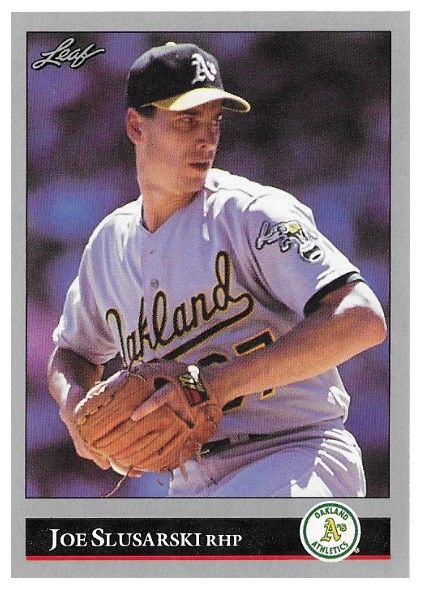 Slusarski, Joe / 1992 Oakland Athletics / Leaf #431