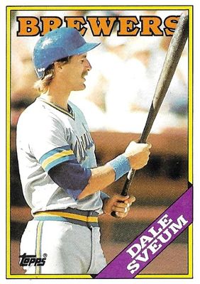 Sveum, Dale / 1988 Milwaukee Brewers / Topps #592