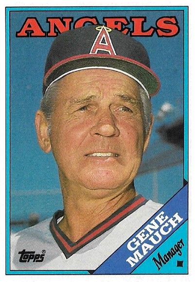 Mauch, Gene / 1988 California Angels / Topps #774