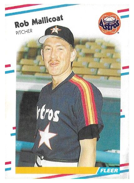 Mallicoat, Rob / 1988 Houston Astros / Fleer #452