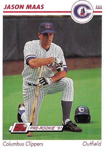 Maas, Jason / 1991 Columbus Clippers / Line Drive AAA #111