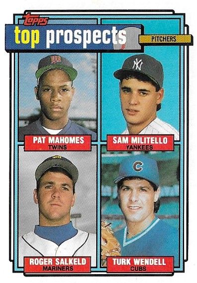 Mahomes, Pat / 1992 Minnesota Twins / Topps #676 / Top Prospects