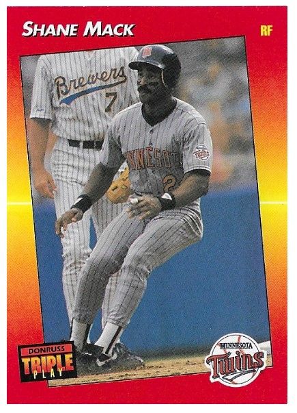 Mack, Shane / 1992 Minnesota Twins / Triple Play #197