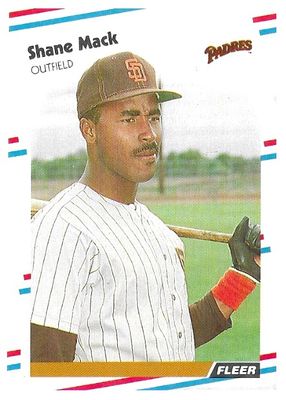 Mack, Shane / 1988 San Diego Padres / Fleer #590