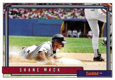 Mack, Shane / 1992 Minnesota Twins / Topps #164