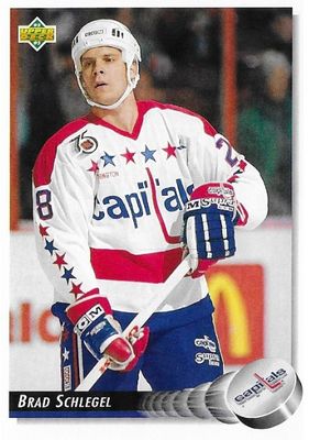 Schlegel, Brad / 1992-93 Washington Capitals / Upper Deck #101
