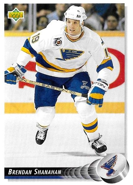 Shanahan, Brendon / 1992-93 St. Louis Blues / Upper Deck #122