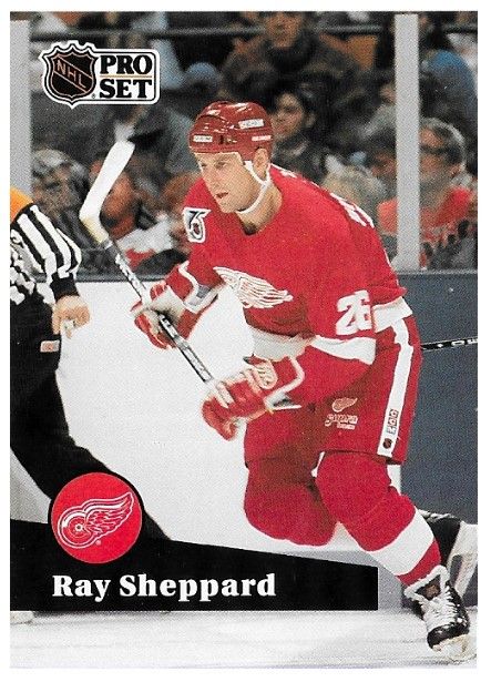 Sheppard, Ray / 1991-92 Detroit Red Wings / Pro Set #380