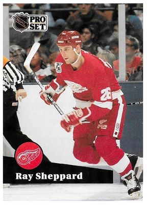 Sheppard, Ray / 1991-92 Detroit Red Wings / Pro Set #380