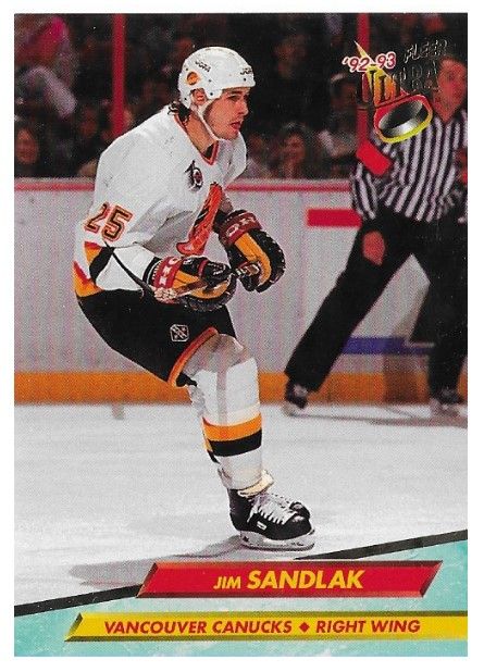 Sandlak, Jim / 1992-93 Vancouver Canucks / Ultra #228