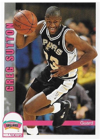 Sutton, Greg / 1992-93 San Antonio Spurs / Hoops #211