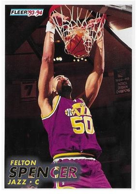 Spencer, Felton / 1993-94 Minnesota Timberwolves / Fleer #390