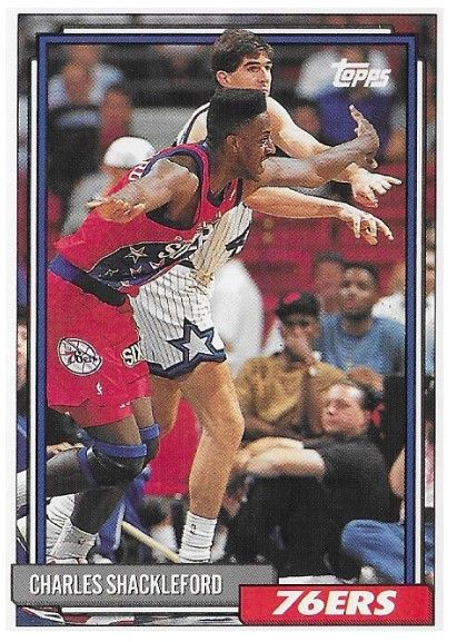 Shackleford, Charles / 1992-93 Philadelphia 76ers / Topps #34