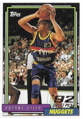 Stith, Bryant / 1992-93 Denver Nuggets / Topps #341