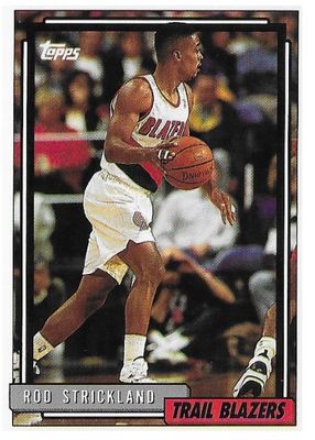 Strickland, Rod / 1992-93 Portland Trail Blazers / Topps #330