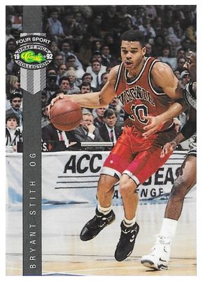 Stith, Bryant / 1992 Virginia Cavaliers / Classic Four Sport #16