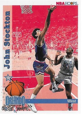 Stockton, John / 1992-93 Utah Jazz / Hoops #316