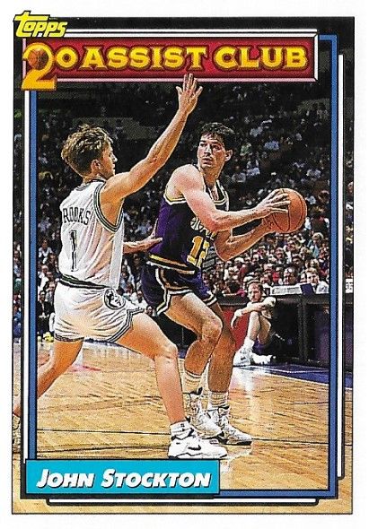 Stockton, John / 1992-93 Utah Jazz / Topps #223