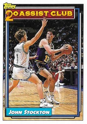Stockton, John / 1992-93 Utah Jazz / Topps #223