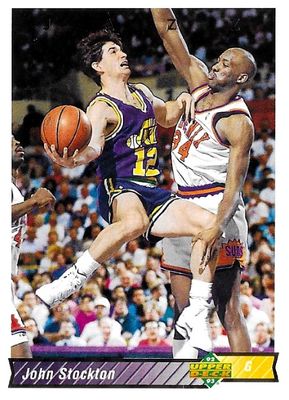 Stockton, John / 1992-93 Utah Jazz / Upper Deck #116