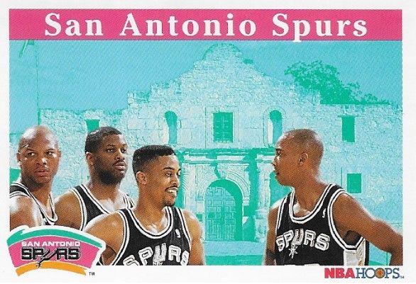 San Antonio Spurs / 1992-93 Team Card / Hoops #289
