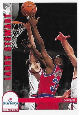Stewart, Larry / 1992-93 Washington Bullets / Hoops #238