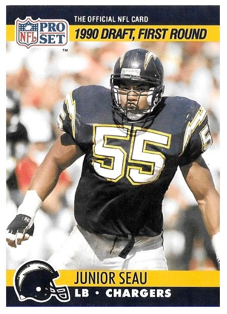 Seau, Junior / 1990 San Diego Chargers / Pro Set #673