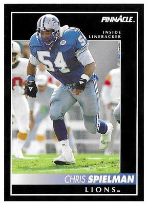 Spielman, Chris / 1992 Detroit Lions / Pinnacle #19