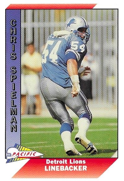 Spielman, Chris / 1991 Detroit Lions / Pacific #145