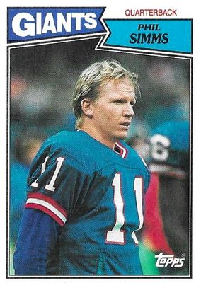 Simms, Phil / 1987 New York Giants / Topps #10