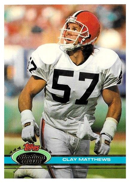 Matthews, Clay / 1991 Cleveland Browns / Stadium Club #366