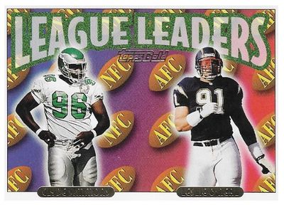 Simmons, Clyde / 1993 Philadelphia Eagles / ToppsGold #218 / with Leslie O'Neal