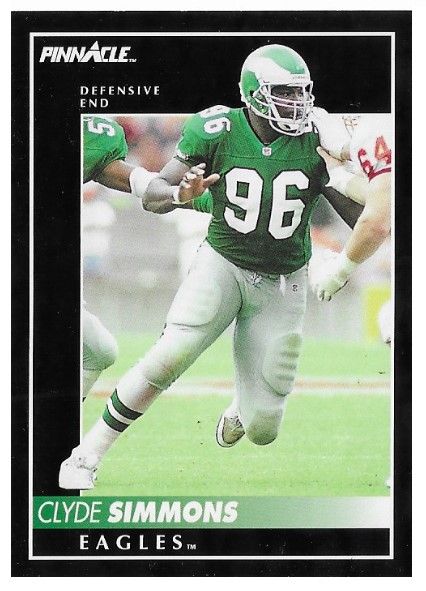 Simmons, Clyde / 1992 Philadelphia Eagles / Pinnacle #39