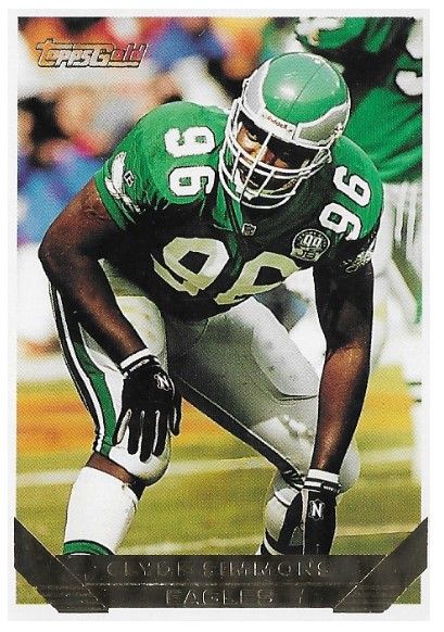 Simmons, Clyde / 1993 Philadelphia Eagles / Topps Gold #304