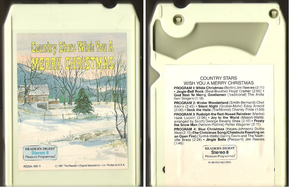 Various Artists / Country Stars Wish You a Merry Christmas (1981) / Reader's Digest RD5A-190-1