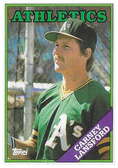 Lansford, Carney / 1988 Oakland Athletics / Topps #292