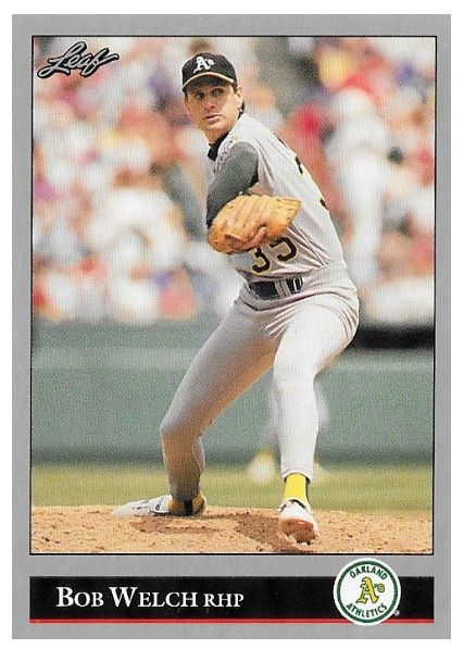 Welch, Bob / 1992 Oakland Athletics / Leaf #390