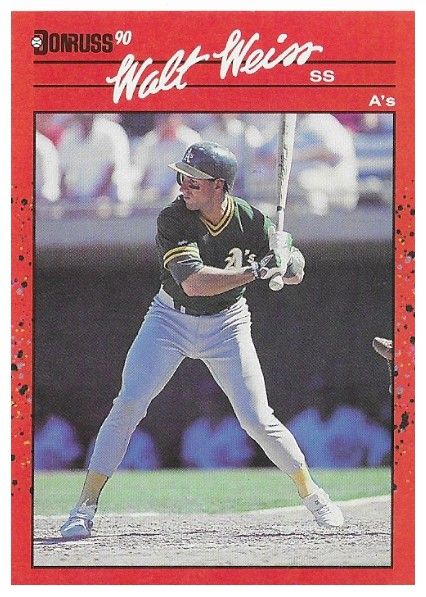 Weiss, Walt / 1990 Oakland Athletics / Donruss #67