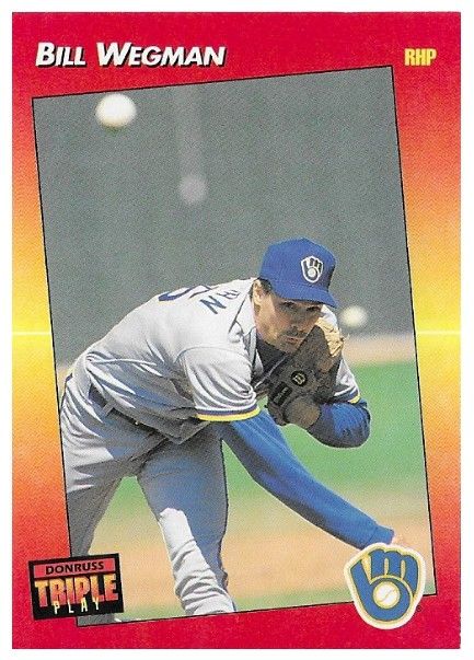 Wegman, Bill / 1992 Milwaukee Brewers / Triple Play #185
