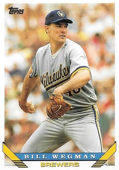 Wegman, Bill / 1993 Milwaukee Brewers / Topps #261