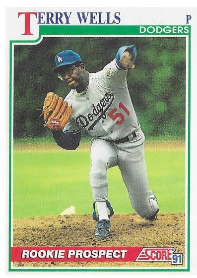 Wells, Terry / 1991 Los Angeles Dodgers / Score #359