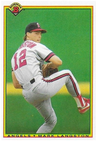Langston, Mark / 1990 California Angels / Bowman #284