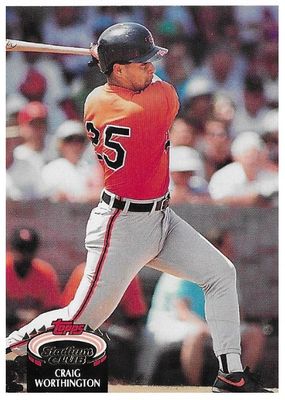 Worthington, Craig / 1992 Baltimore Orioles / Stadium Club #81