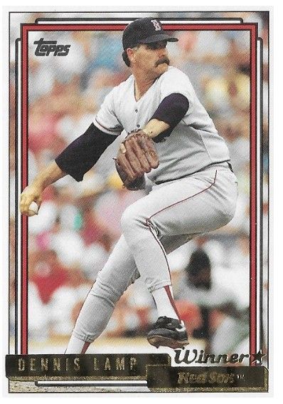 Lamp, Dennis / 1992 Boston Red Sox / Topps #653