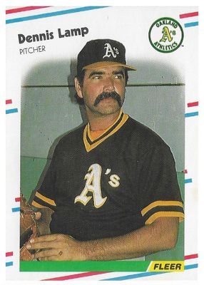 Lamp, Dennis / 1988 Oakland Athletics / Fleer #284