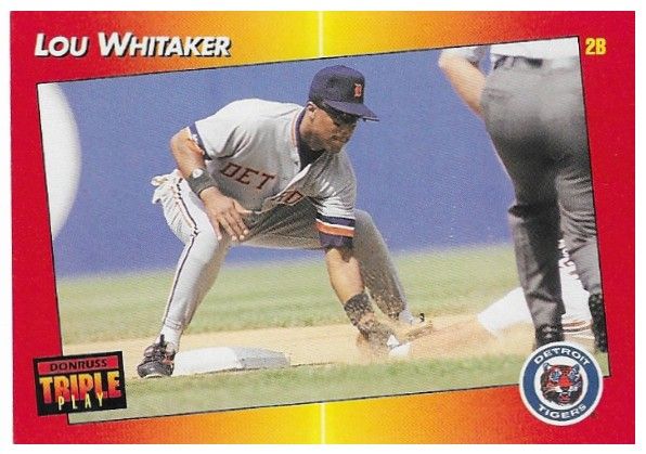 Whitaker, Lou / 1992 Detroit Tigers / Triple Play #117