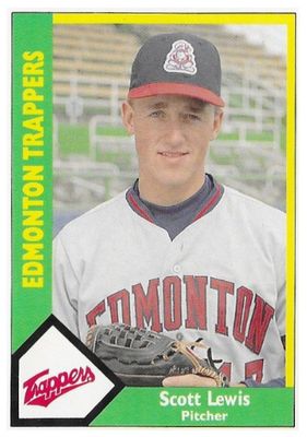 Lewis, Scott / 1990 Edmonton Trappers / CMC #487